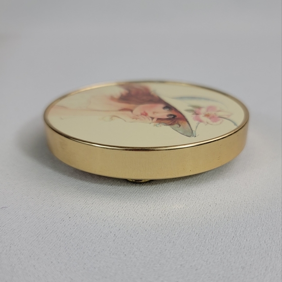 Vtg Fair-Lady Stow-A-Way Make Up Mirror - Japan - Picture 8 of 16